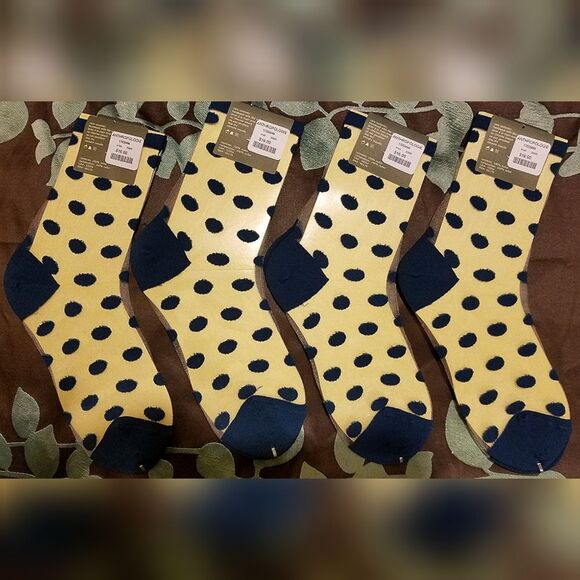 Anthropologie polka dot Nylons - Picture 2 of 4